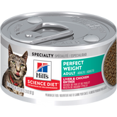 Alimento húmedo para gato Hill's Science Diet Perfect Weight Adult Hígado y Pollo 2.9oz